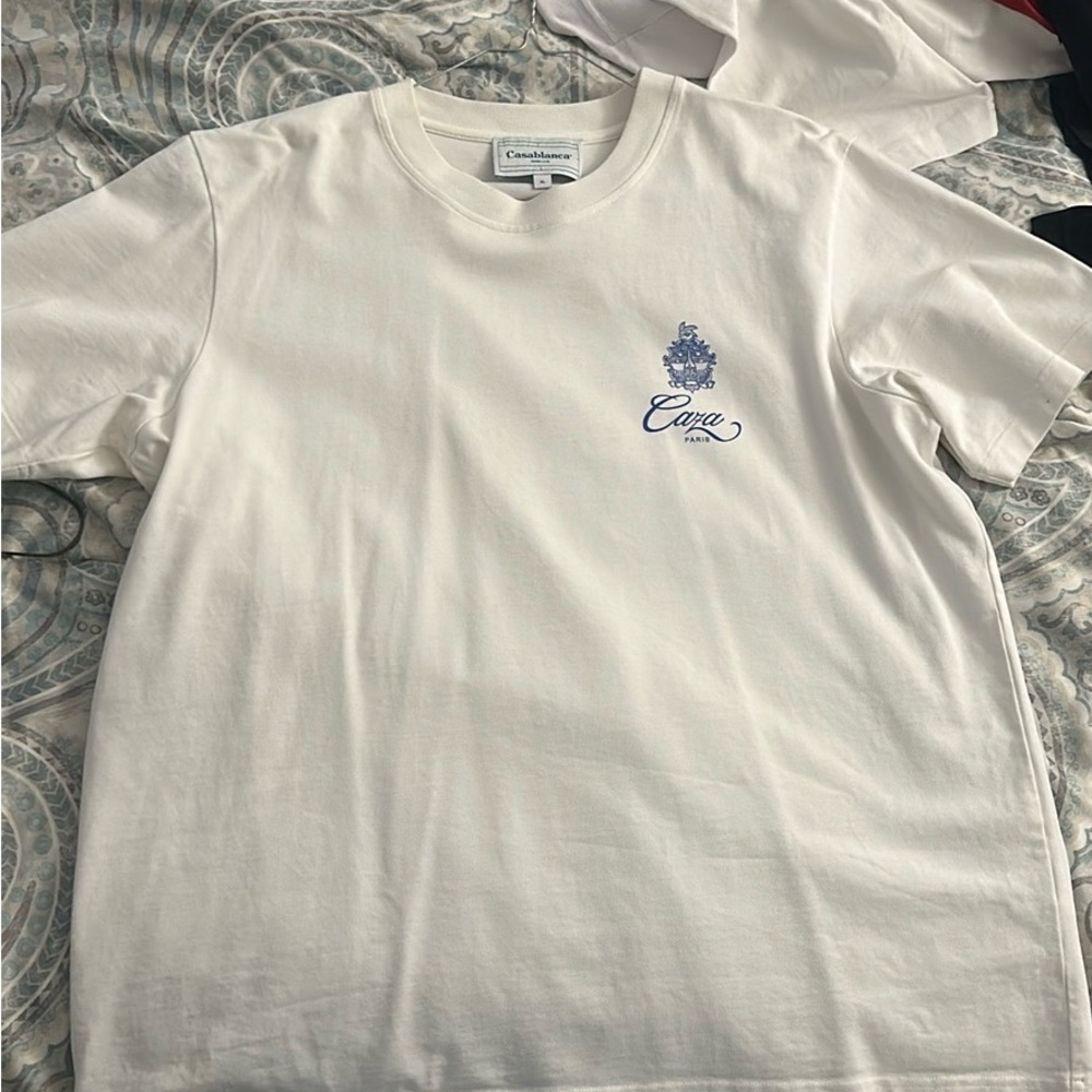 White CASABLANCA TEE